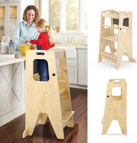 Wooden toddler step stool - step, up