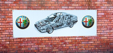 Alfa Romeo 155 q4 WORK SHOP BANNER SENT TRACKED