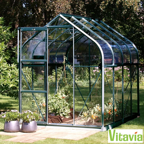Greenhouse 6ft 8ft toughened - x,