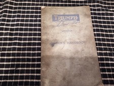 Triumph tina owners handbook