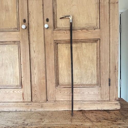 Antique walking stick cane - walking,