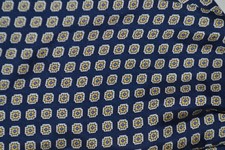 Savile Row navy blue silk