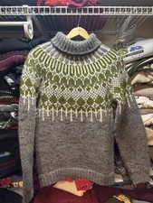 Hand Knit Gray Icelandic