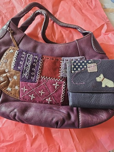 Radley purple leather - purple, boho