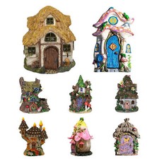 Miniature Fairy Door for Garden Tree House Outdoor Indoor Fairyland Decor