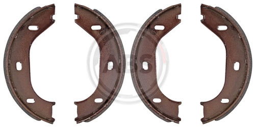 Rear brake shoe - rear, set