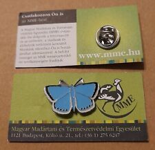 MME CHALKHILL BLUE BUTTERFLY Charity Pin Badge RSPB Interest