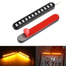 Flowing Water Flicker 12 Led Motorcycle Parts Tail Turn Signal Brake Light Strip