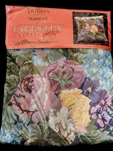 Vintage tapestry needlepoint - vintage,