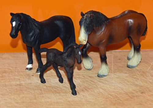 Schleich set horses large - 3, horses,