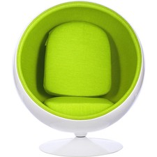 Retro Ball Chair with Cashmere