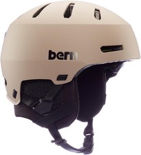 Bern Macon 2.0 Snowsports Ski Helmet for Men and Women - Matte Sand, Large