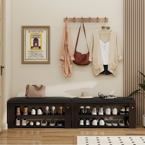 Entryway bench with storage - bench,