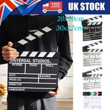 New Clapperboard Movie Film Professional Clapper Board Director Scene Slate UK