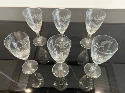 Set vintage stemmed cut - of,