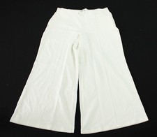 Lands' End Women's Starfish High Rise Palazzo Pants JW7 Ivory XL Petite 