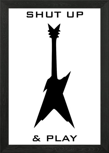 Dean razorback framed wall art - framed,