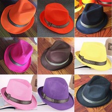 Panama Wide Brim Straw Summer Sun Hat Cap Unisex Men Women Trilby Beach Fedora