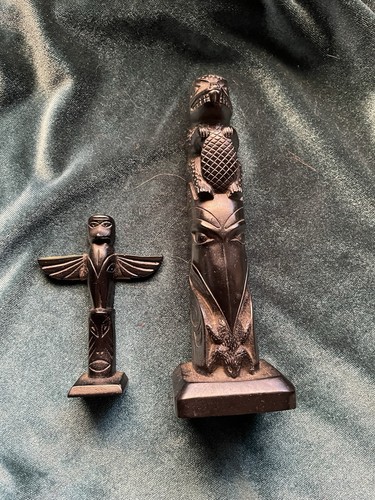 Two vintage canadian totem - vintage,