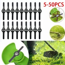 5-50X Plastic Blades Cutter Replace for Cordless Grass Trimmer Strimmer Tool