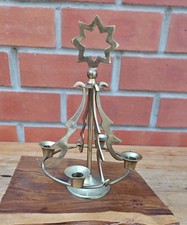Vintage Brass Christmas Tree