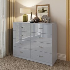 Large 8 Drawer Chest Of