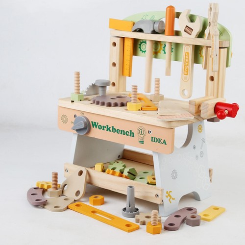 Wooden tool bench screw and - tool,