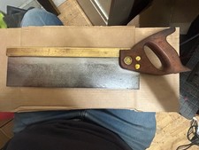 VINTAGE SPEAR & JACKSON No 52 TENON SAW BRASS BACK 14” 13tpi