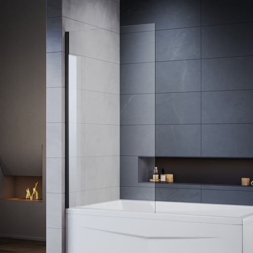 Fixed over bath shower - shower, screen