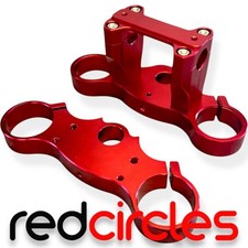RED 45mm 48mm CNC PIT BIKE TRIPLE CLAMPS FORKS / HANDLEBARS 125cc 140cc 160cc