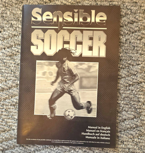 Sensible soccer video game - sensible,
