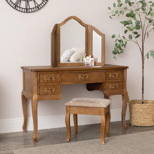 Wooden dressing table desk - wooden,