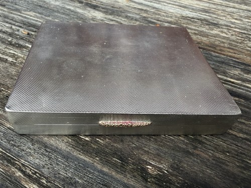 Vintage silver cigarette case - vintage,