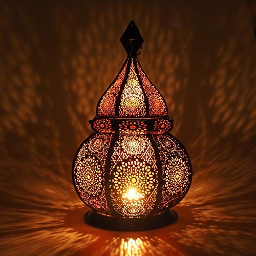 Moroccan lantern metal - lantern,
