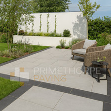 Cathedral Anthracite Porcelain Patio Edging 90x20cm Garden Path Borders Planks