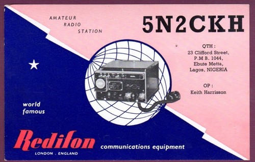 Vintage qsl radio - qsl, 5n2ckh