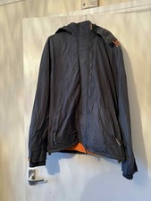 Men's Grey Superdry Windcheater Coat Size UK XXL