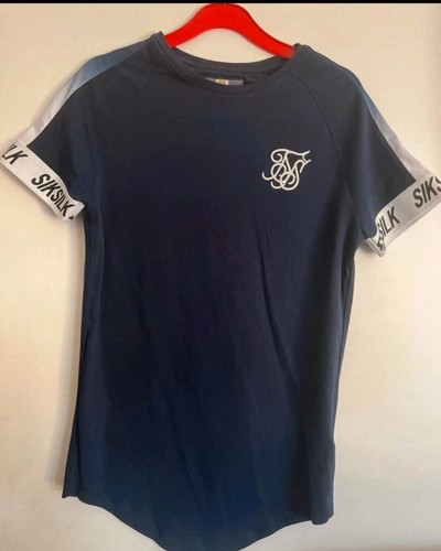 Siksilk men navy logo - men's,