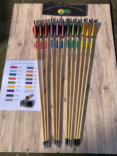 Traditional wooden arrows - wooden,