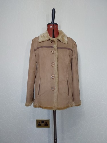Vintage faux sheepskin jacket - vintage,