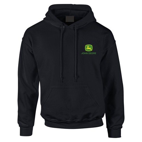 John deere embroidered hoodie - deere,
