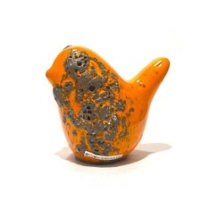 Otto Keramik Bird in Orange