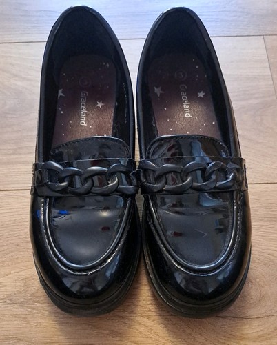 Graceland girls shiny black - shiny,