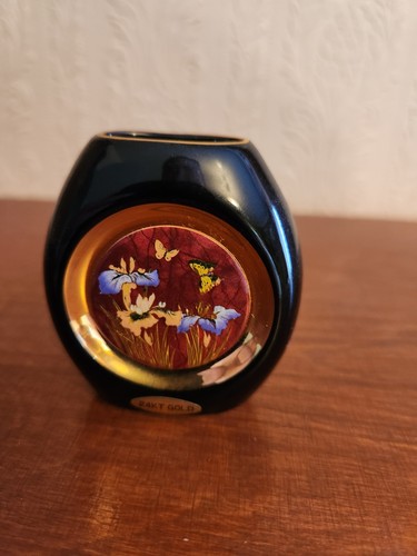 Vintage japanese chokin vase - vintage,