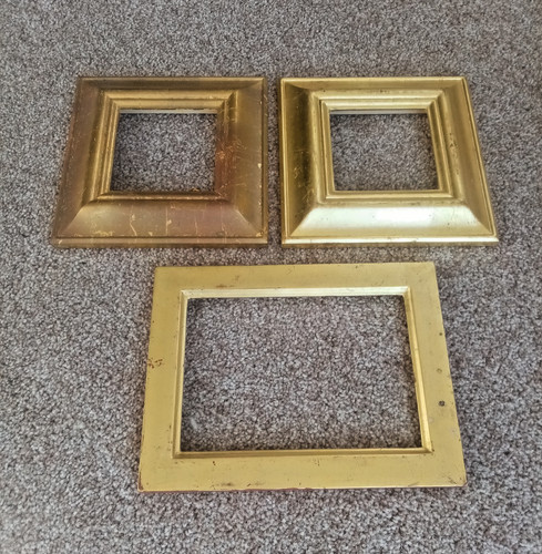 Vintage gilded real gold leaf - vintage,