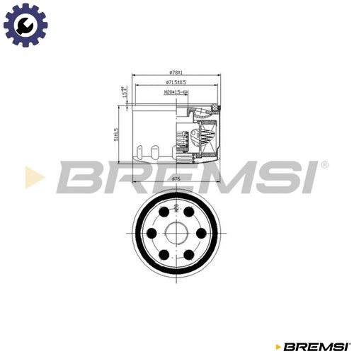 Oil filter fl0140 for - fl0140, renault