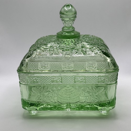 Vintage glass honeybee dish - honeybee,