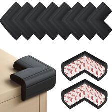 10Pcs NBR Furniture Corner Edge Table Cushion Guard Protector Self Adhesive UK
