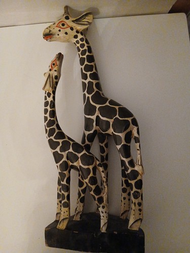 Vintage african hand carved - vintage,