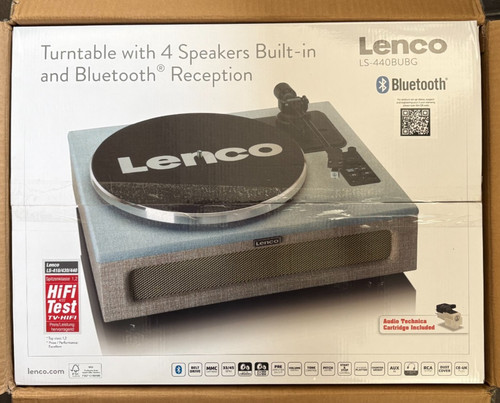 Lenco 440bubg turntable - lenco,